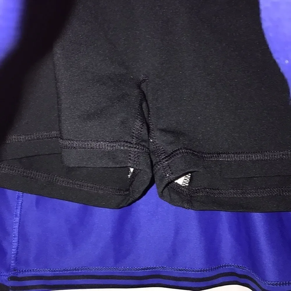 Riccardo Tisci x Nike Women's Black Blue Stripe Dri-Fit Golf Skort‎ Size Small